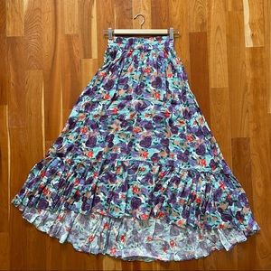 🆕 Nightcap Clothing Plum Rose maxi skirt. Size XS